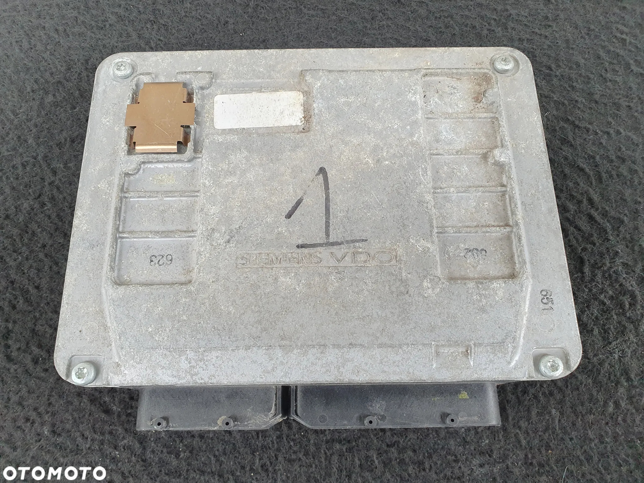 AUDI A3 8L 1.6MPI ECU STEROWNIK SILNIKA KOMPUTER 06A906033EH VOLKSWAGEN SIEMENS - 2