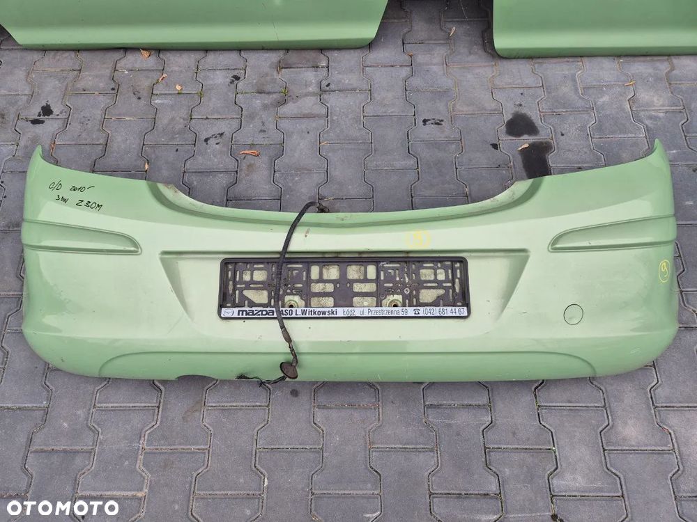 OPEL CORSA D DRZWI SZARA 3-DRZWIOWA 3D / KLAPA BAGAŻNIKA / BŁOTNIK / ZDERZAK (zielony Z30M)/ KLAPA GRAFITOWA SZARA / KLAPA ZŁOTA SZAMPAŃSKA - 9