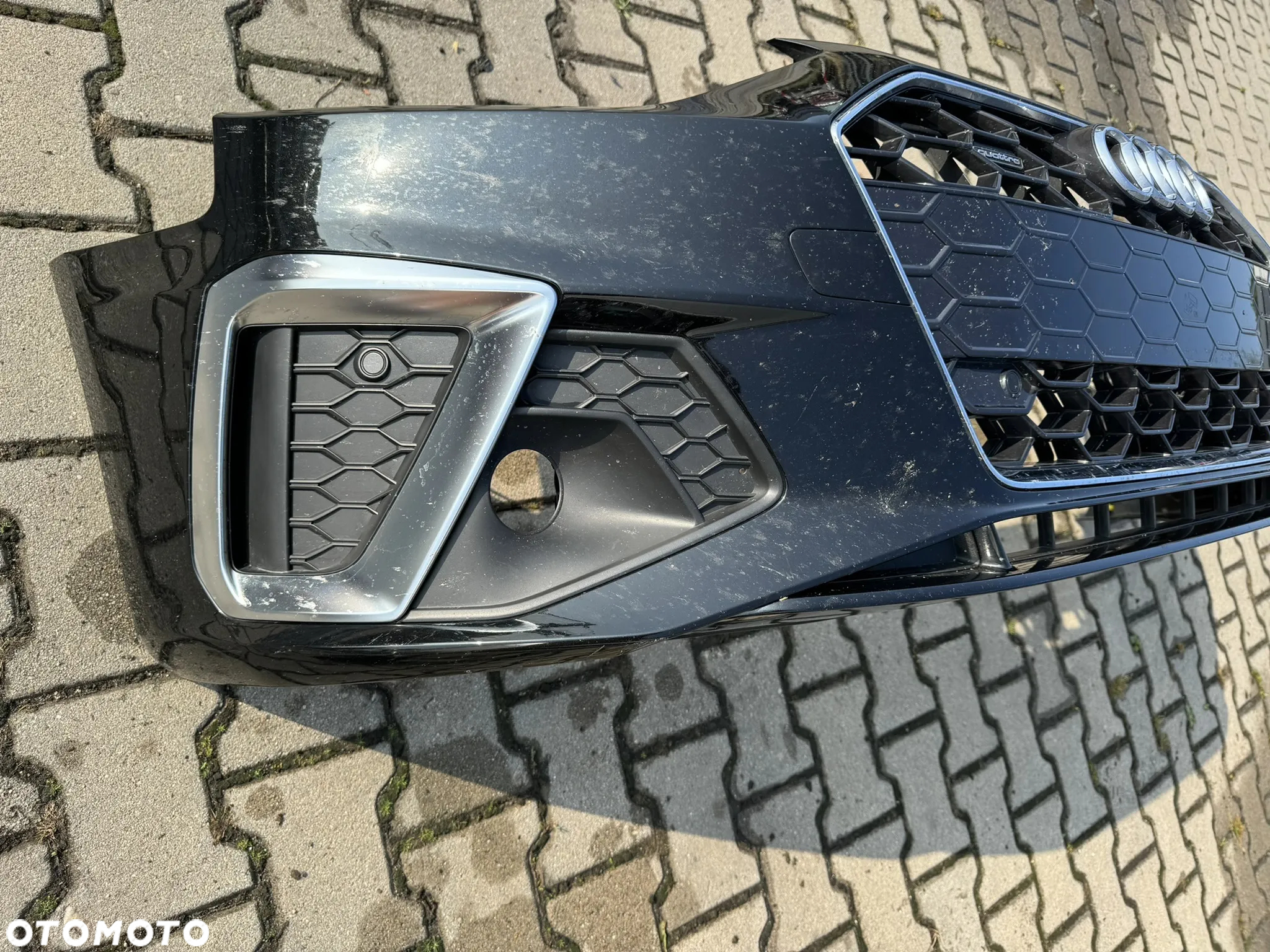 Audi A4 B9 lift S Line zderzak przód przedni LY9T - 4