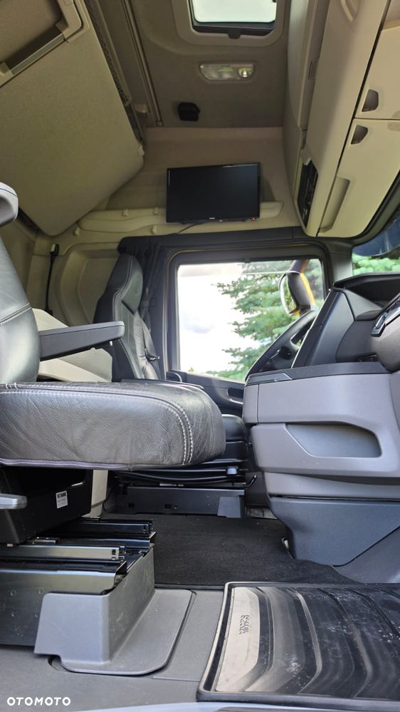 Scania ///S450///2019///RETARDER/// EURO6///FIRANKA///WECON///18 EUROPALET///7.70///KLIMATYZACJA POSTOJOWA///NAWIGACJA///TV/// WAGA///SKÓRY///STAN BARDZO DOBRY - 21