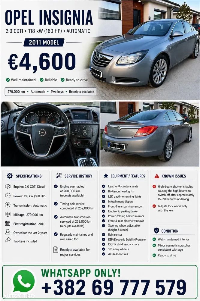Opel Insignia 2.0 CDTI Edition Aut. - 1