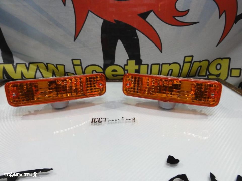 Piscas frontais + lâmpadas de pisca diaden vision para Honda Civic 88-90, Honda CRX 88-89 fundo Laranja EURO look - 8