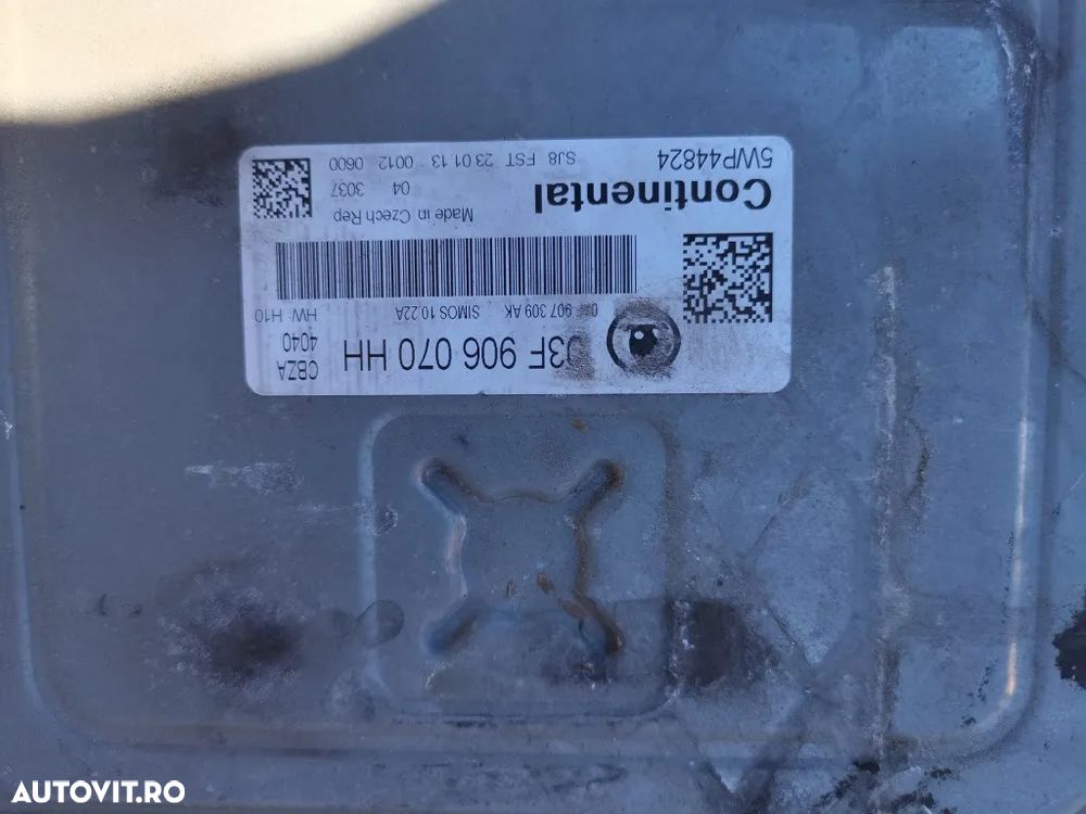 ECU Calculator Motor Skoda Fabia 1.2, 03F906070HH cod motor CBZA - 2