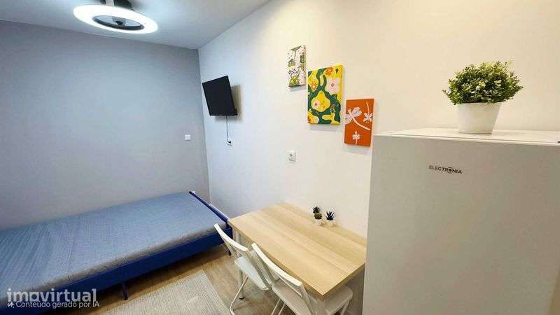 Apartamento T0 remodelado Completo - despesas Incluídas! - Grande imagem: 5/11