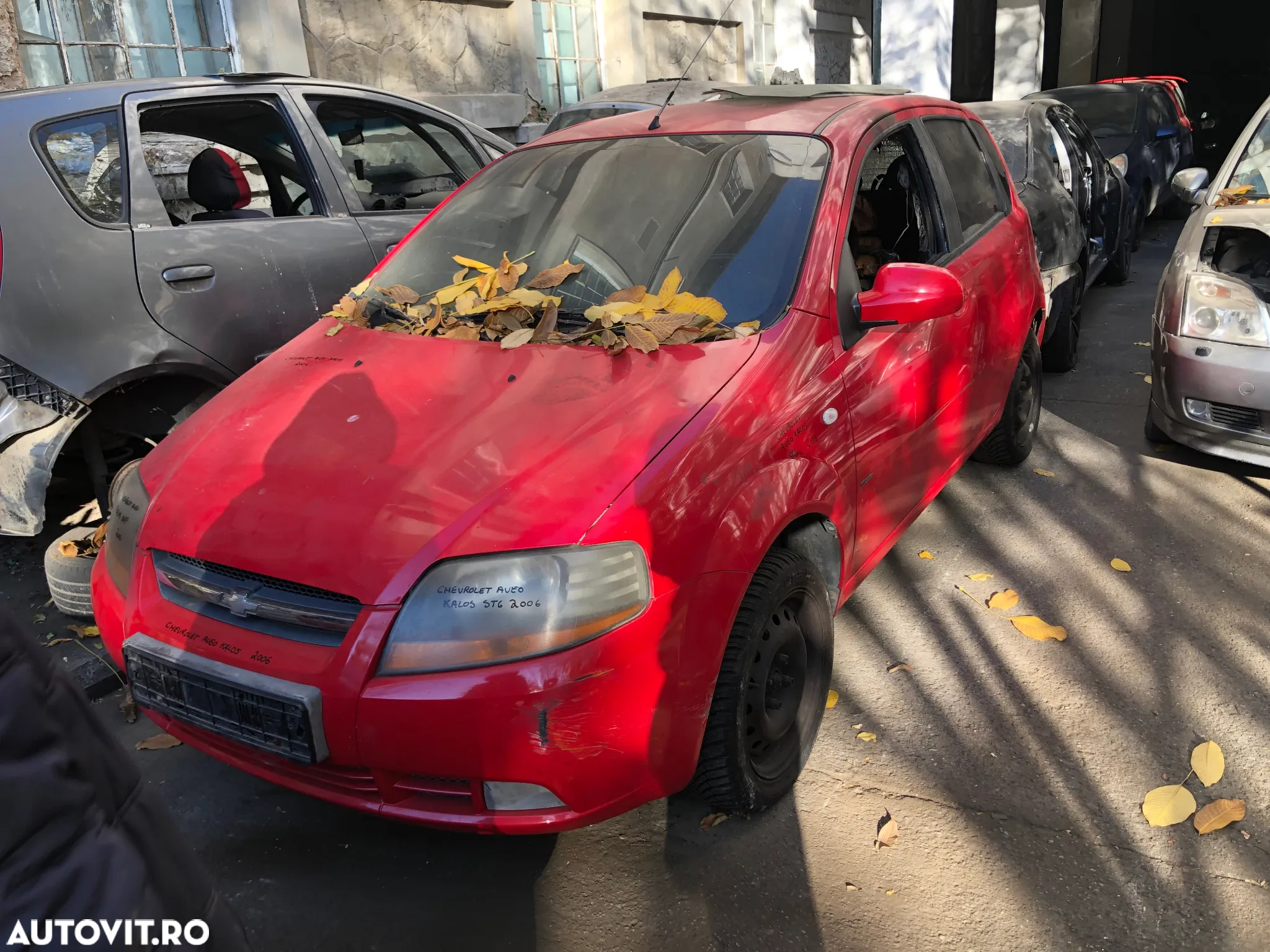 Aripa stanga/Aripa dreapta fata Chevrolet Aveo Kalos 2007 rosu - 4