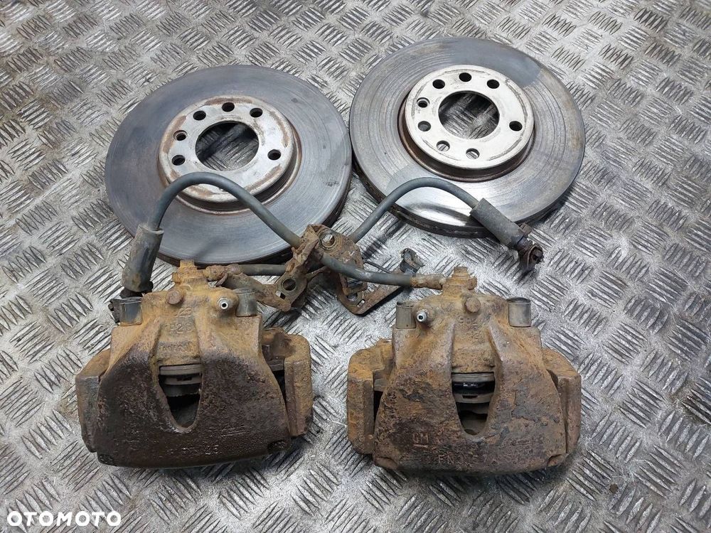 TARCZE HAMULCOWE PRZÓD + KLOCKI + ZACISKI OPEL ZAFIRA A ASTRA G 2.0 DTI - 1