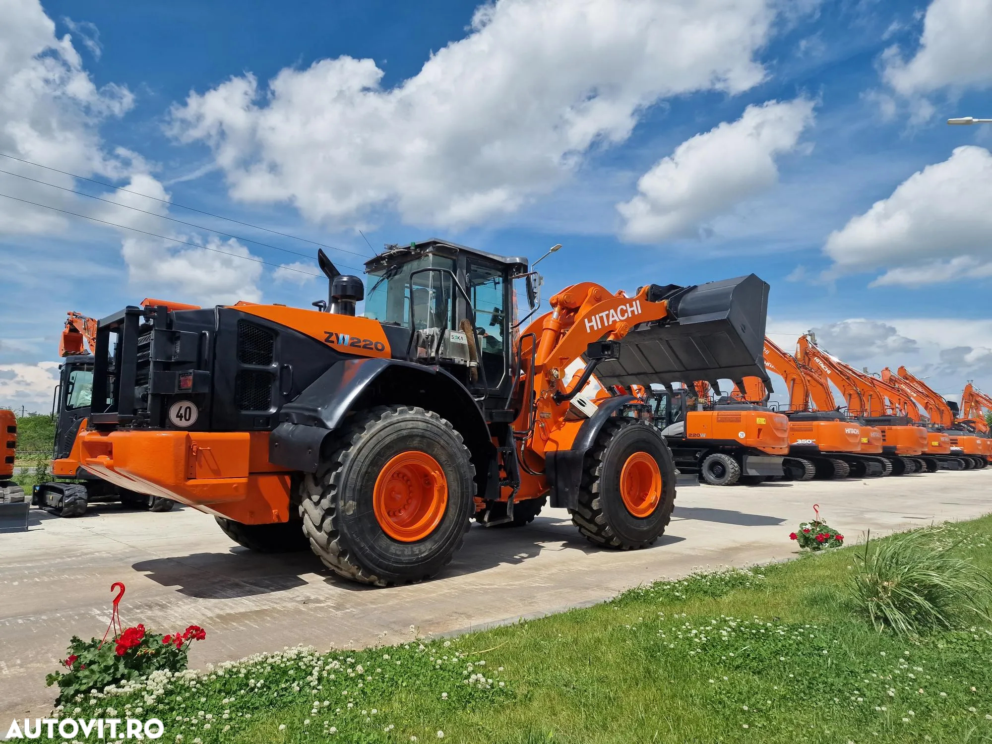 Hitachi ZW220, 8.453h, cupa 3,5mc, 2 Anv NOI, Gresare automata, Cantar, Camera spate, 18,6t, STARE FOARTE BUNA-PROMOTIE 74900 EUR+Tva - 12
