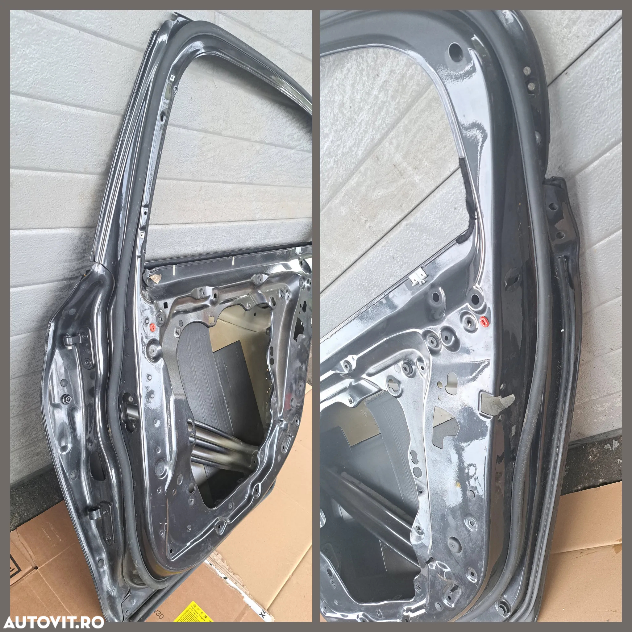 Usa dreapta spate gri sobolan ( gri inchis ) BMW G11 G11  LCI goala, reparata ( chituita si vopsita ) - 5