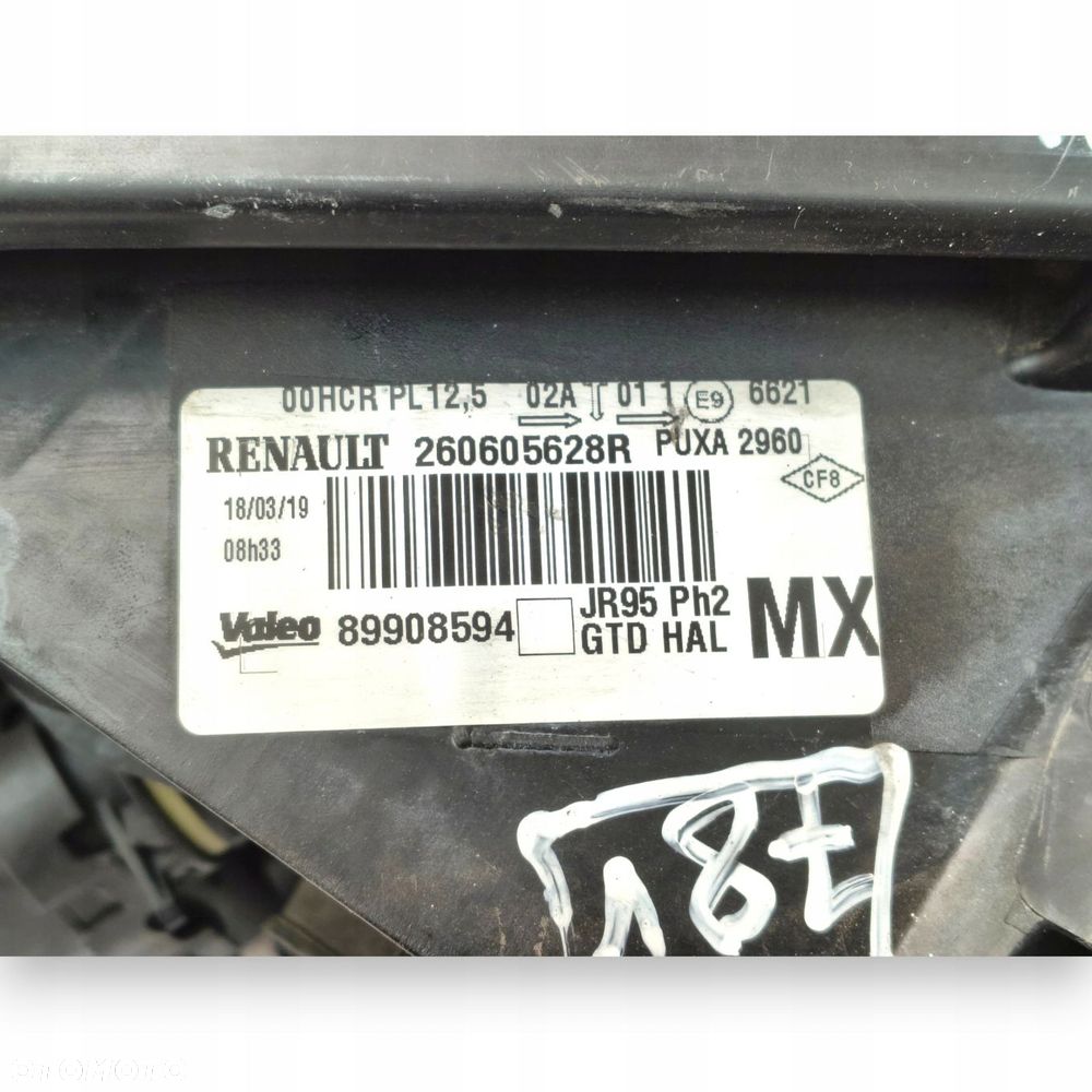 LAMPA LEWA Renault Scenic III LIFT lewy przód przednia 260605628R 89908594 - 2
