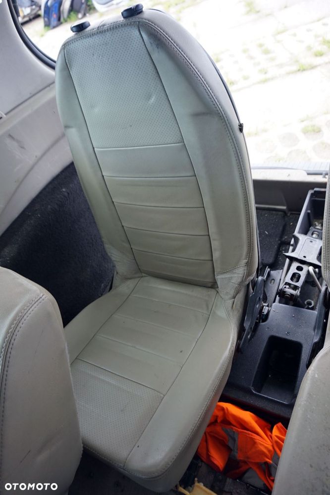 FOTELE FOTEL PRZEDNI LEWY PRAWY KANAPA WNĘTRZE SCENIC GRAND II PH2 LIFT SKÓRA BEŻOWA 7-OS RENAULT 2006-2009 - 20