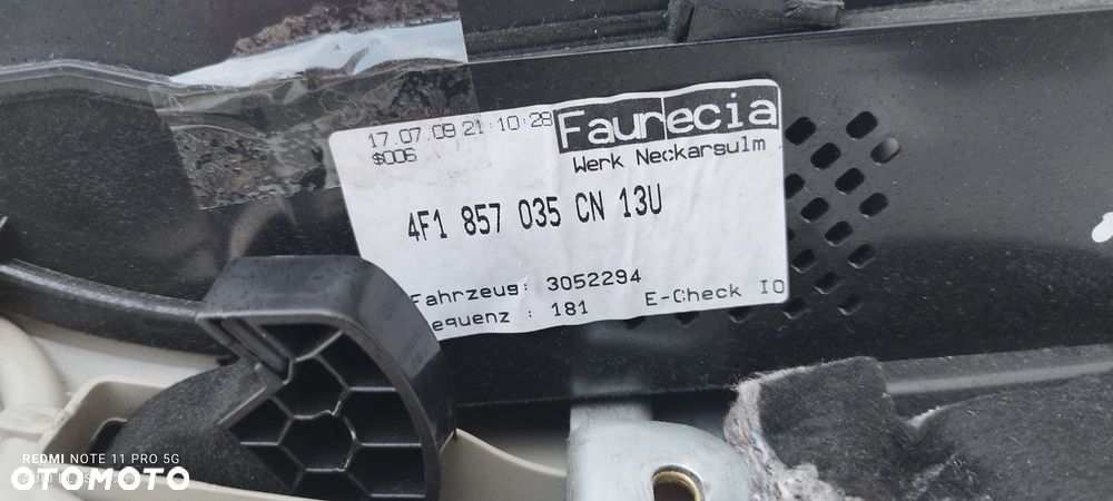 Schowek Kolor Silber Pasażera Audi A6 C6 2009 Części Blask Gołdap - 8