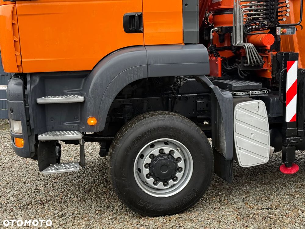 MAN * MAN 18 480 * KIPER WYWROTKA * 4x4 * HDS ATLAS 85* STAN BARDZO DOBRY * Sprowadzony - 7