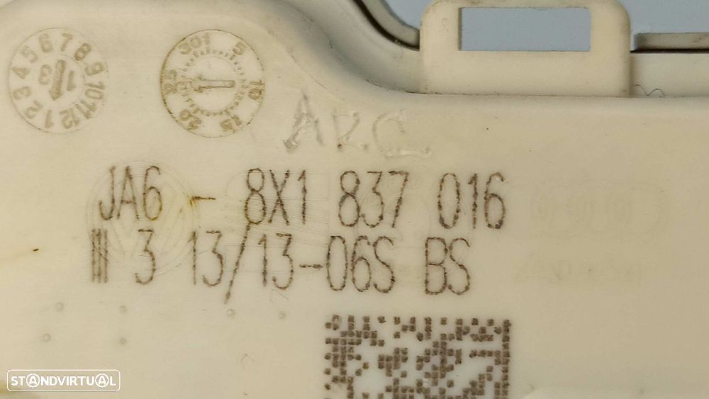 FECHADURA PORTA FRENTE DIREITA AUDI A3 SPORTBACK (8VA) AMBITION - 6