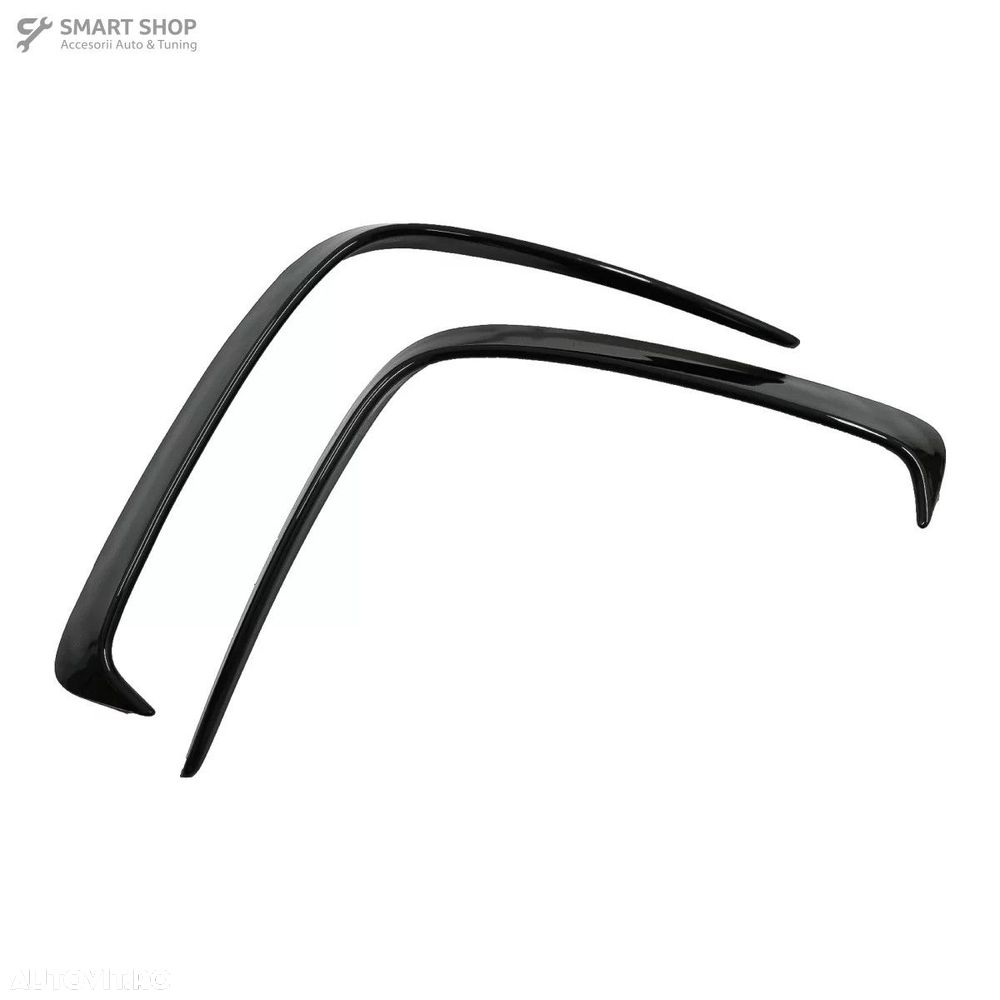 Ornamente Bara Spate Flapsuri Mercedes A-Class W176 (2012-2018) Negru - 3