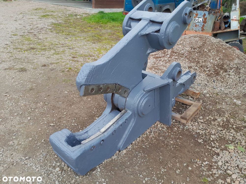 Nożyce szczęka kajman do cięcia złomu stali żelaza, 1200kg, fi 80mm. - 4