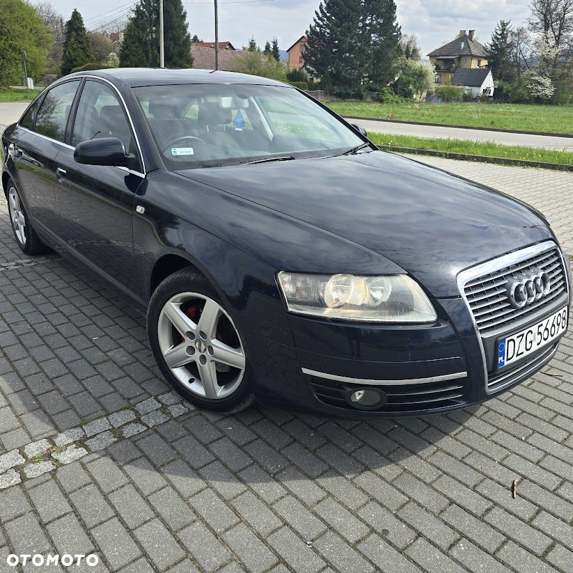 Kompletny Przód Zderzak Grill Maska Błotniki Lampy AUDI A6 C6 - 2