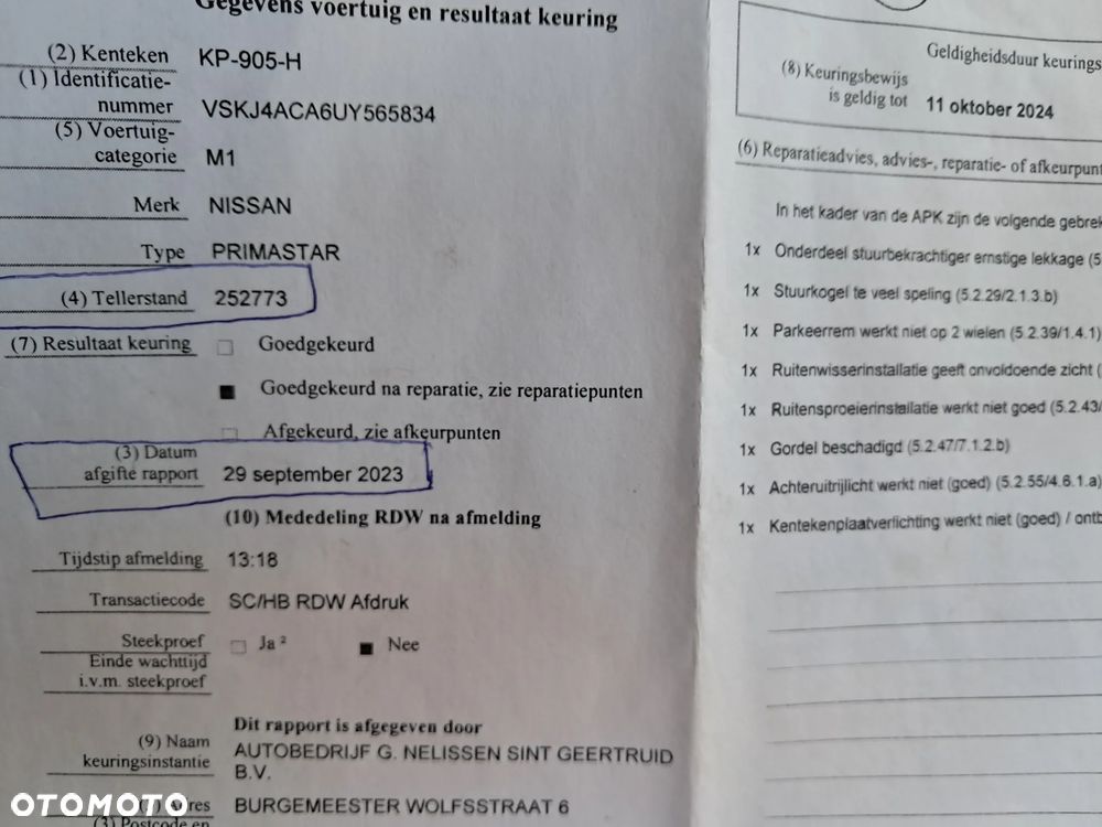 Nissan Primastar dCi 100 L1H1 - 14