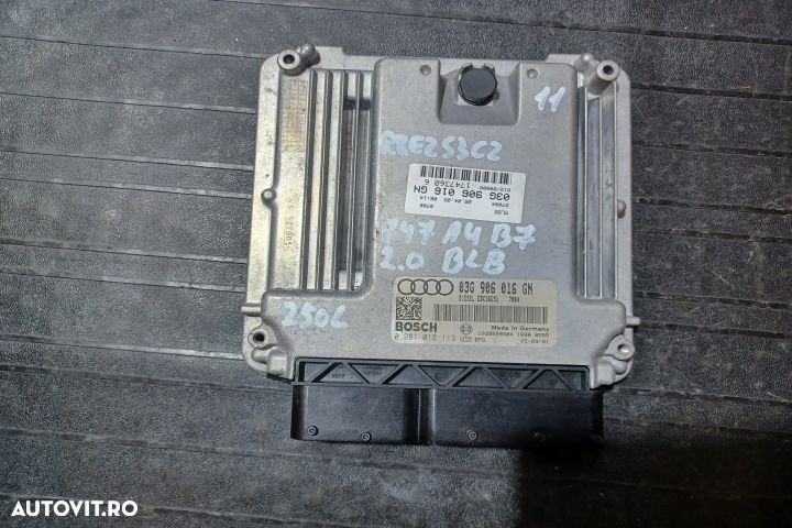 Calculator motor ECU 03G906016GN 0281012113 - 2.0 BLB 03G906016GN 028 - 1