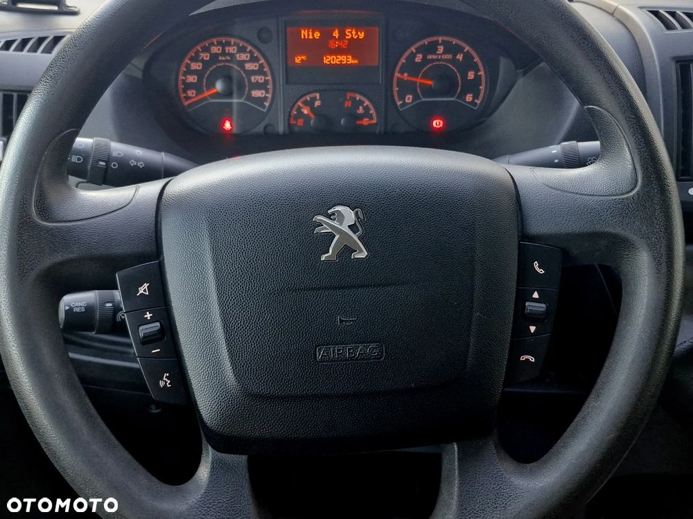 Peugeot Boxer, L3H2, BRYGADÓWKA, 7 miejsc, DOKA, tempomat, klima, - 18