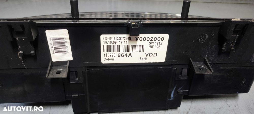 Ceasuri bord minidot DSG volkswagen vw touran 1T2 1.9 BLS - 5