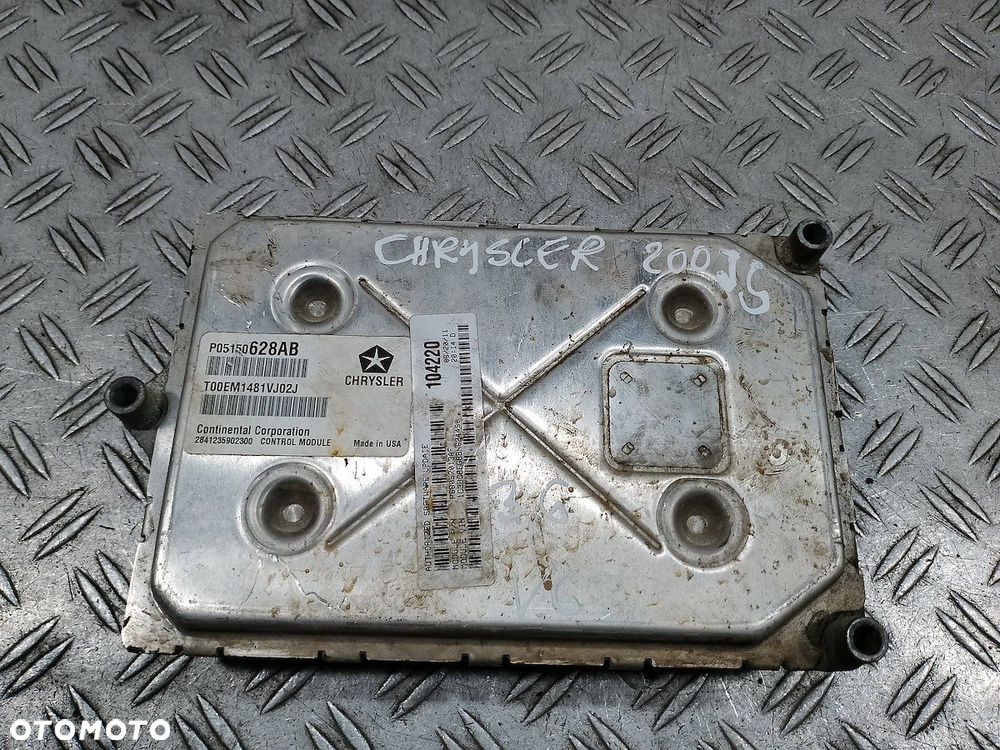 KOMPUTER, STEROWNIK CHRYSLER 200 (JS) P05150628AB 3.6 V6 - 5