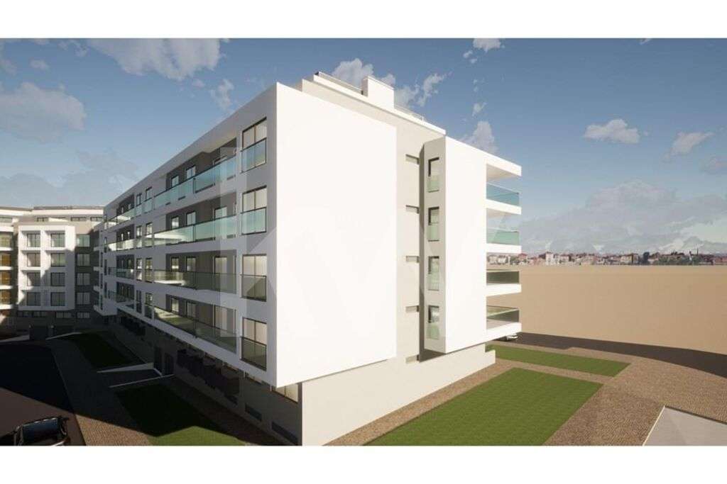 Apartamento T4 em construção, com 1 lugar de garagem e varandas. Acaba - Grande imagem: 4/6