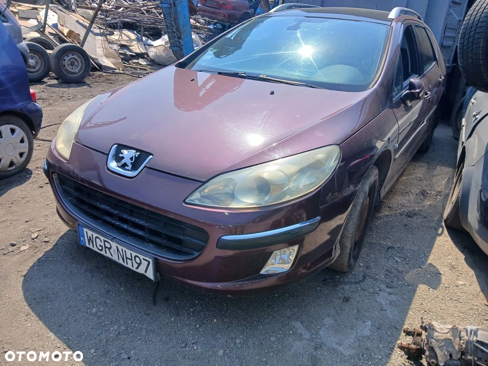 PEUGEOT 407 SW KKC maska pokrywa silnika klapa bagażnika zderzak lampa reflektor pas przedni stop lampy halogeny przeciwmgłowe  odblaski grill atrapa znaczek błotnik błotniki drzwi zbiornik wlew paliwa szyba lusterko - 1