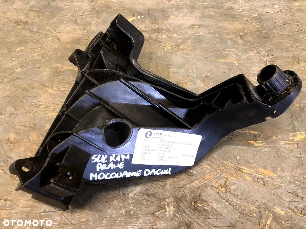 MERCEDES BENZ SLK R171 MOCOWANIE WSPORNIK UCHWYT DACHU PRAWY TYŁ A1719630214
