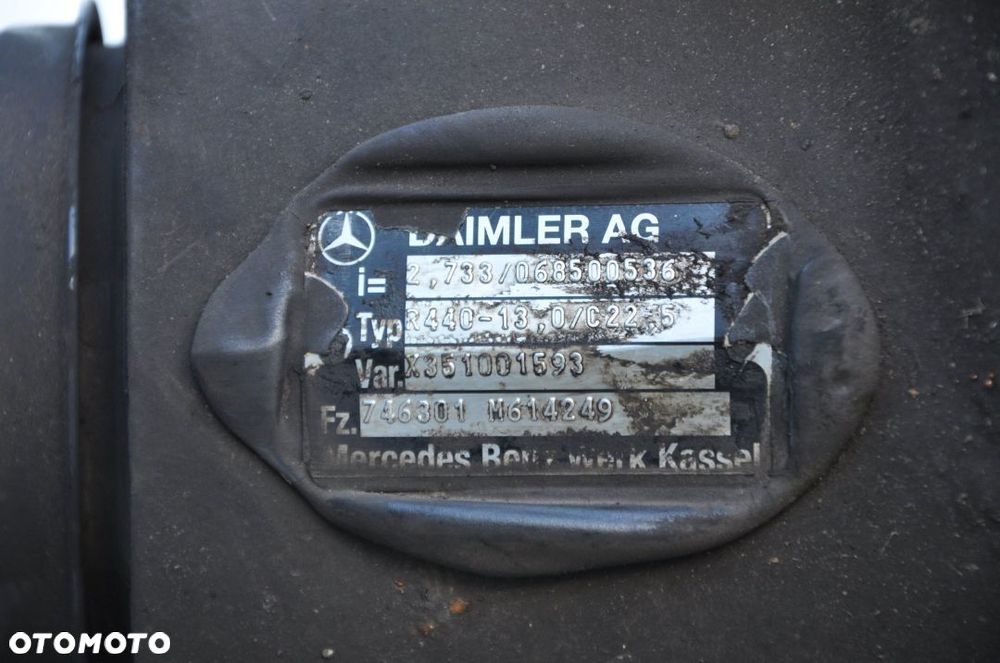 WKŁAD MOSTU ACTROS MP4 E6 14R TYP R440-13,0 / C22 42X15 2,73 - 14