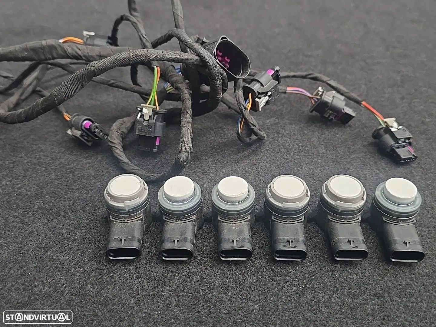 Sensores de estacionamento PDC traseiros Com cablagem conjunto kit originais para audi TT TTS 8S 2016- - 1