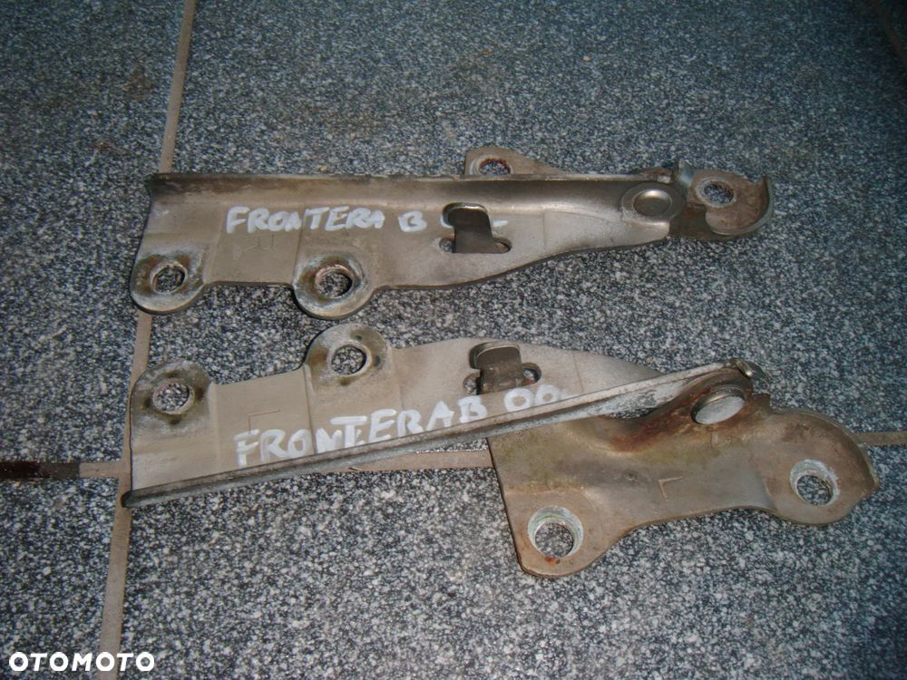 opel frontera b 00r zawiasy maski komplet 2szt - 1