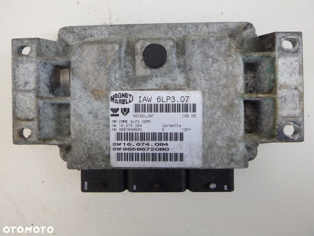 Peugeot 807 2,2 16V sterownik 9658672080 IAW6LP3.07 - 2