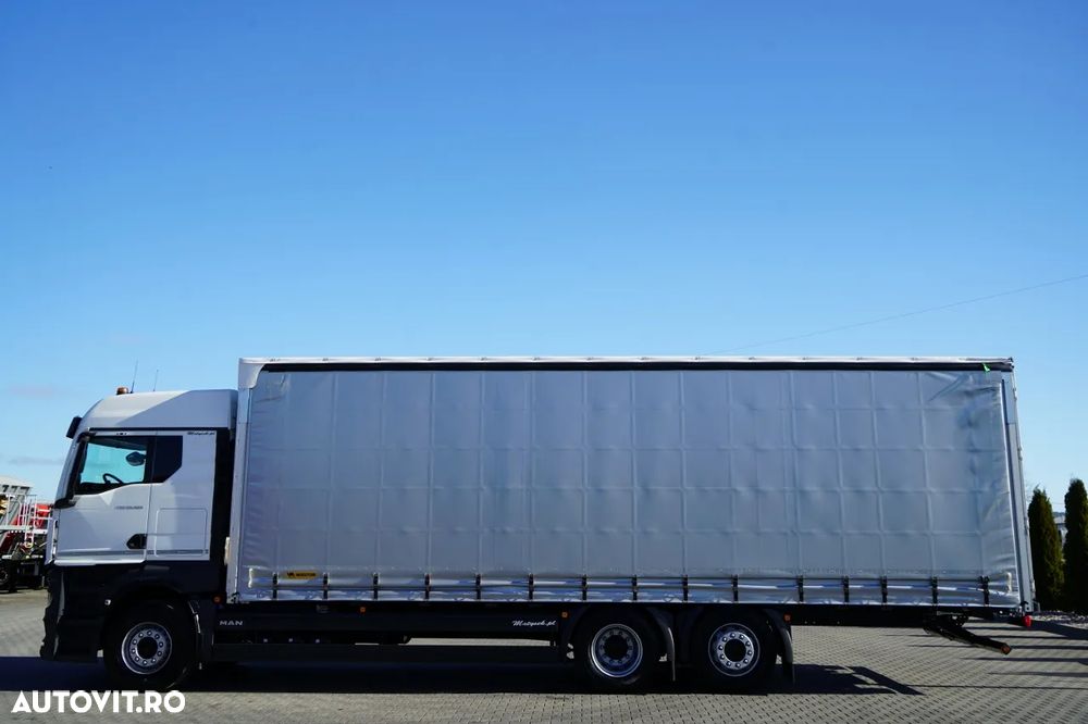 MAN TGX 26.520 / 6x2 / 9.3 M CORTINĂ / ACOPERIȘ RIDICABIL / AXĂ RIDICABILĂ / DIRECȚIE / NOU - 3