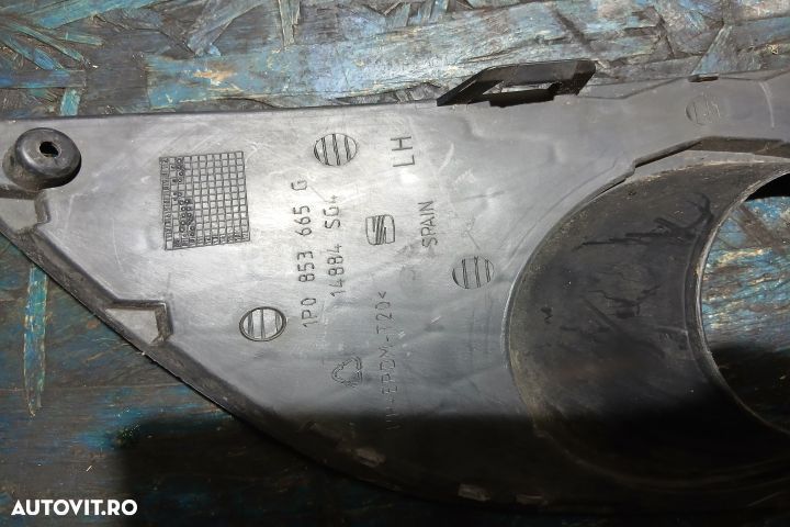 Grila proiector stanga 1P0853665G 1P0853665G Seat Leon 2 1P [facelift - 3