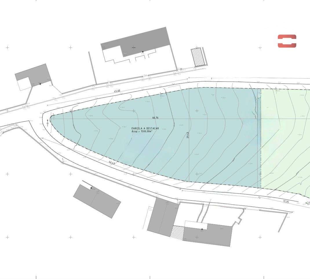 TERRENO PARA CONSTRUÇÃO COM 1 500 m² EM FÁTIMA e ÁREA DE CONSTRUÇÃO... - Grande imagem: 4/26