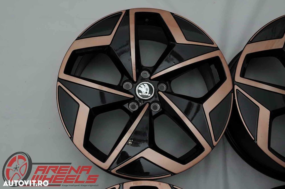 Jante Noi 19 inch Originale Skoda Kodiaq Karoq Superb Octavia Yeti R19 - 2