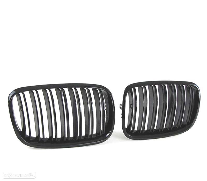 GRELHAS BMW X5 X6 E70 E71 07-14 LOOK M PRETO BRILHANTE - 2