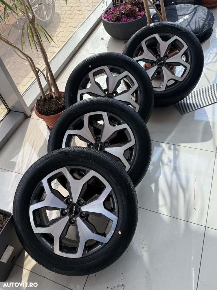 Korando / Torres - Roți complete de fabrică 235/55 R18 M+S - OEM 18x17,5 ET 45.5 - 3