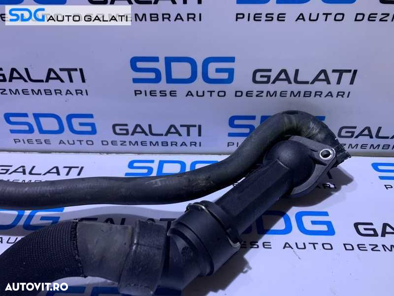 Furtun Conducta Apa Termostat Radiator  Audi A4 B7 1.9 TDI BRB BKE 2005 - 2008 Cod 8E0121055N - 3