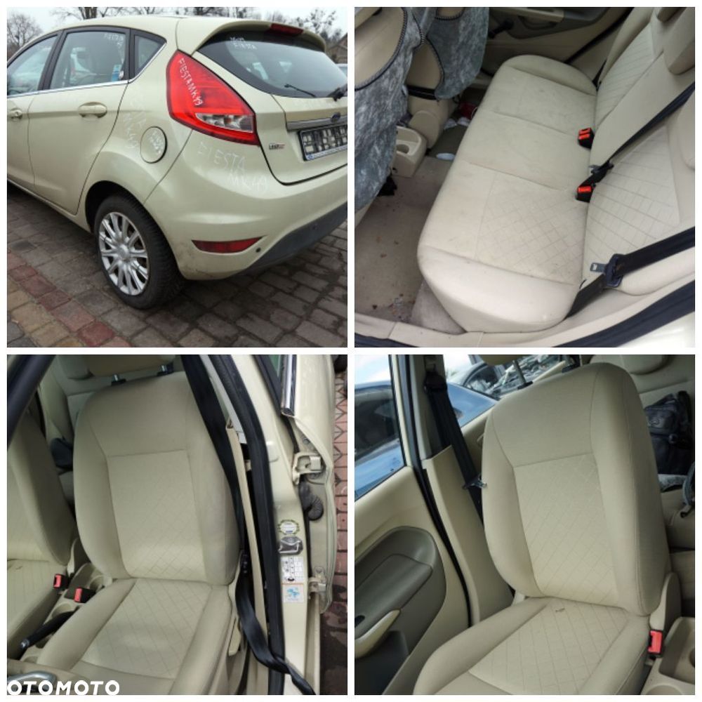 FOTELE FOTEL PRZEDNI LEWY PRAWY KANAPA WNĘTRZE FIESTA VI MK6 VII MK7 5D HB PRZEKŁADKA VAN FORD 2008-2017 - 1