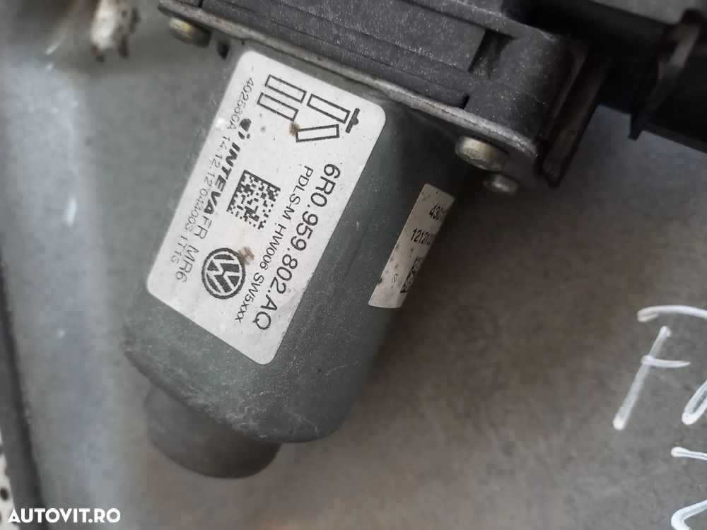 Macara Geam Electrica Stanga Dreapta Fata Skoda Fabia 2 An 2007-2008-2009-2010-2011-2012-2013-2014 - 7