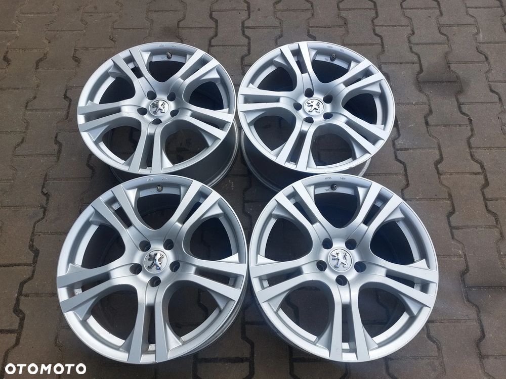 PEUGEOT 407 508 308 5008 3008 FELGI ALUMINIOWE R18 8J ET27 5X108 KBA 47281 PROSTE! - 1
