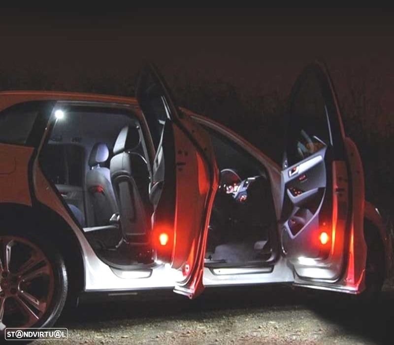 KIT COMPLETO DE 25 LÂMPADAS LED INTERIOR PARA AUDI Q7 4L 2005-2014 - 5