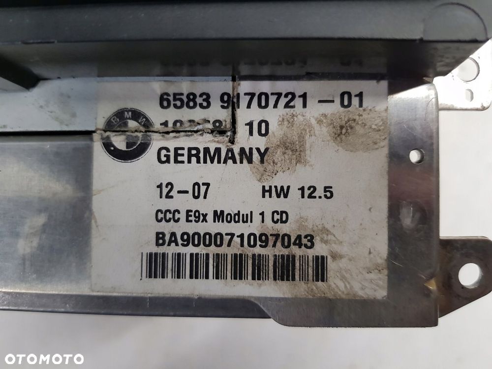 radio nawigacja BMW E90 CCC 9170721 - 13