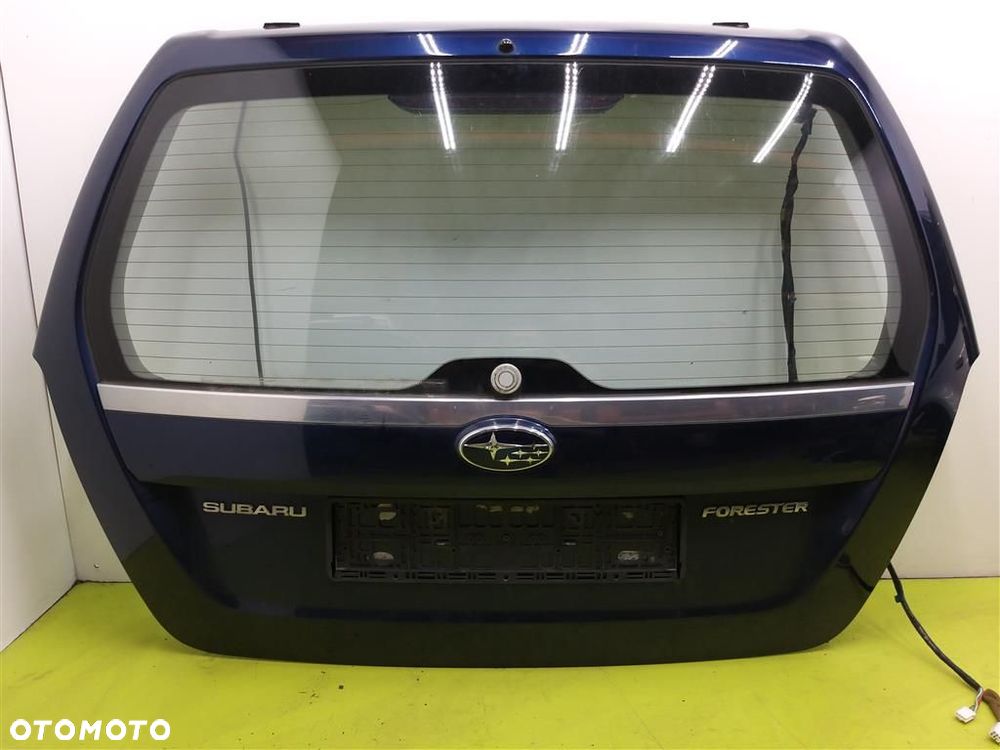 Klapa tył tylna Subaru Forester II 2002-2008 LAK: 35J GRANATOWA SZYBA KPL - 1