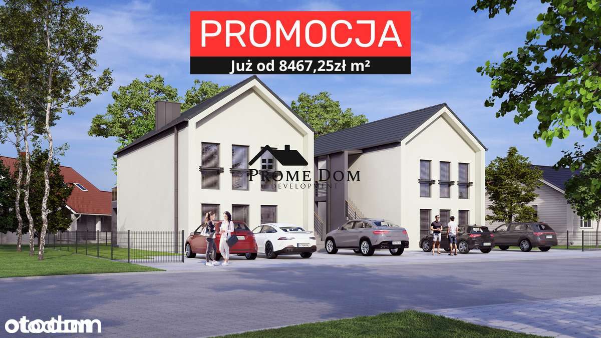 OSTATNIE 2! Lokal A2 3-pokojowe mieszkanie 74,05m2+ogródek+2xm.postojo