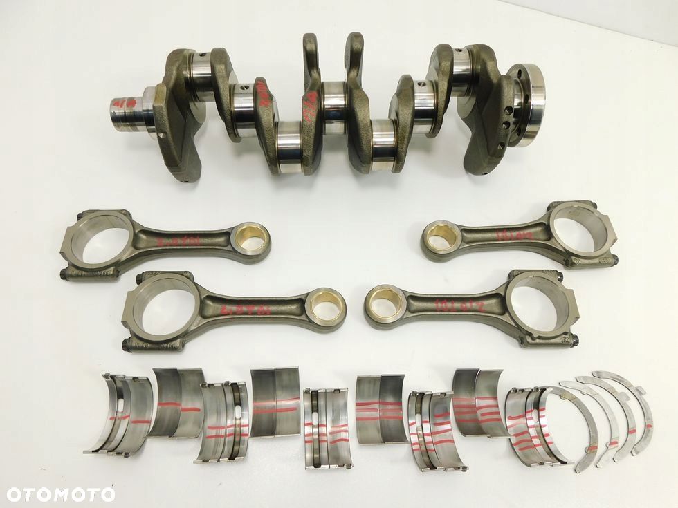 Wał korbowy  4 x korbowód 2.0 TDI VW Amarok Passat B7 Tiguan Audi A4 Q3 Q5 - 1