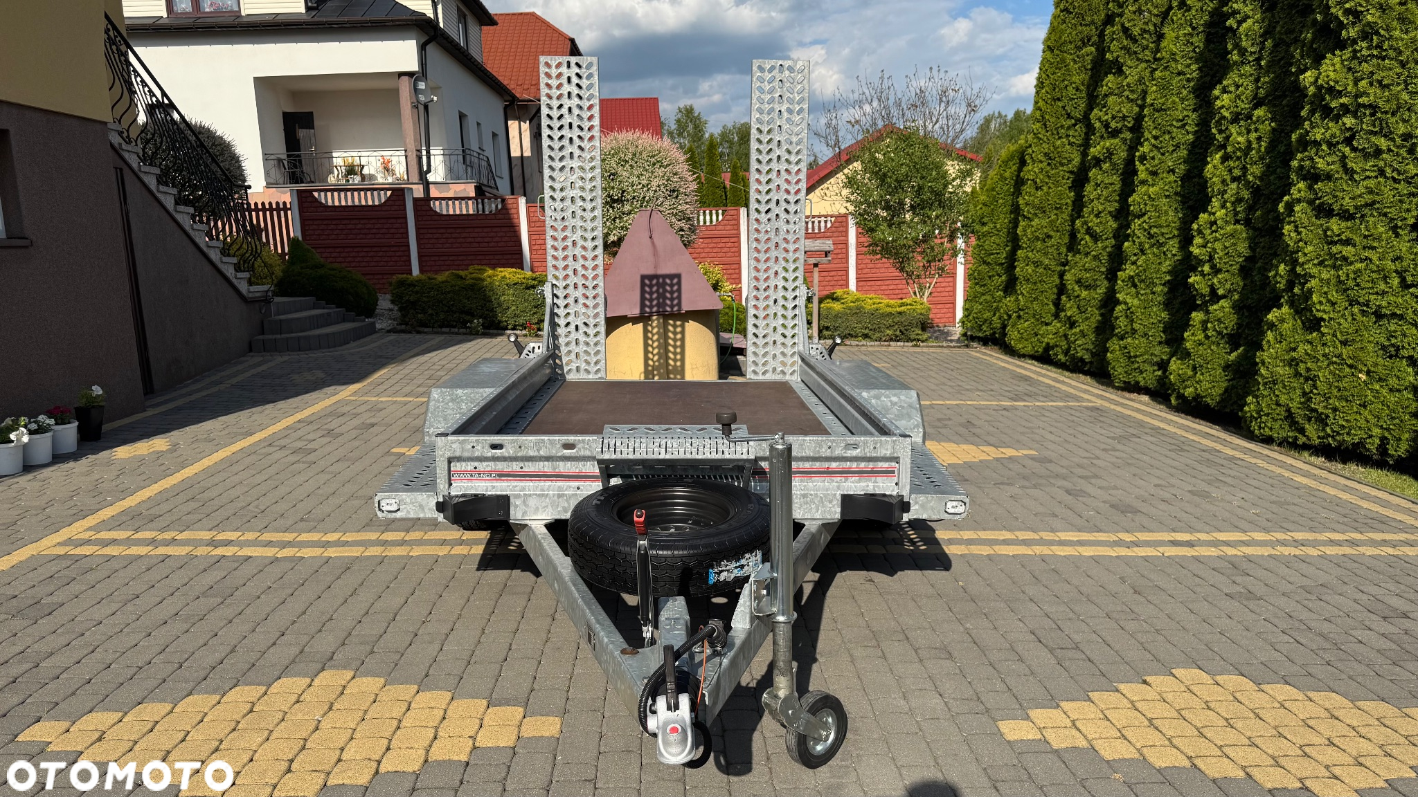 TA-NO T4A / NOWA / laweta / przyczepa pod minikoparkę / DMC 2700 KG / rok 2020 / dwuosiowa / - 2