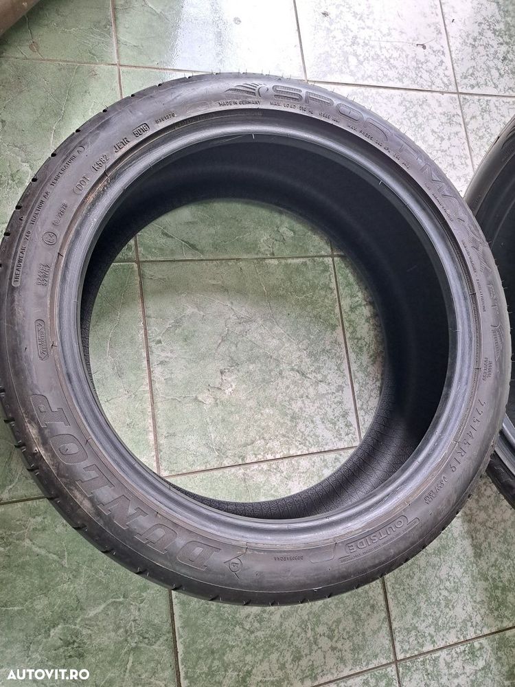 2 anvelope 225/45 R19 Dunlop profil 6mm - 5