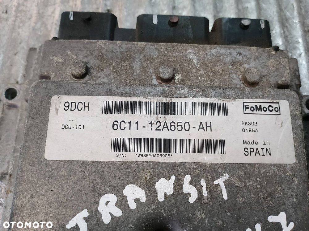 KOMPUTER, STEROWNIK FORD TRANSIT MK7 6C11-12A650-AH  9DCH 2.2 TDCI - 6